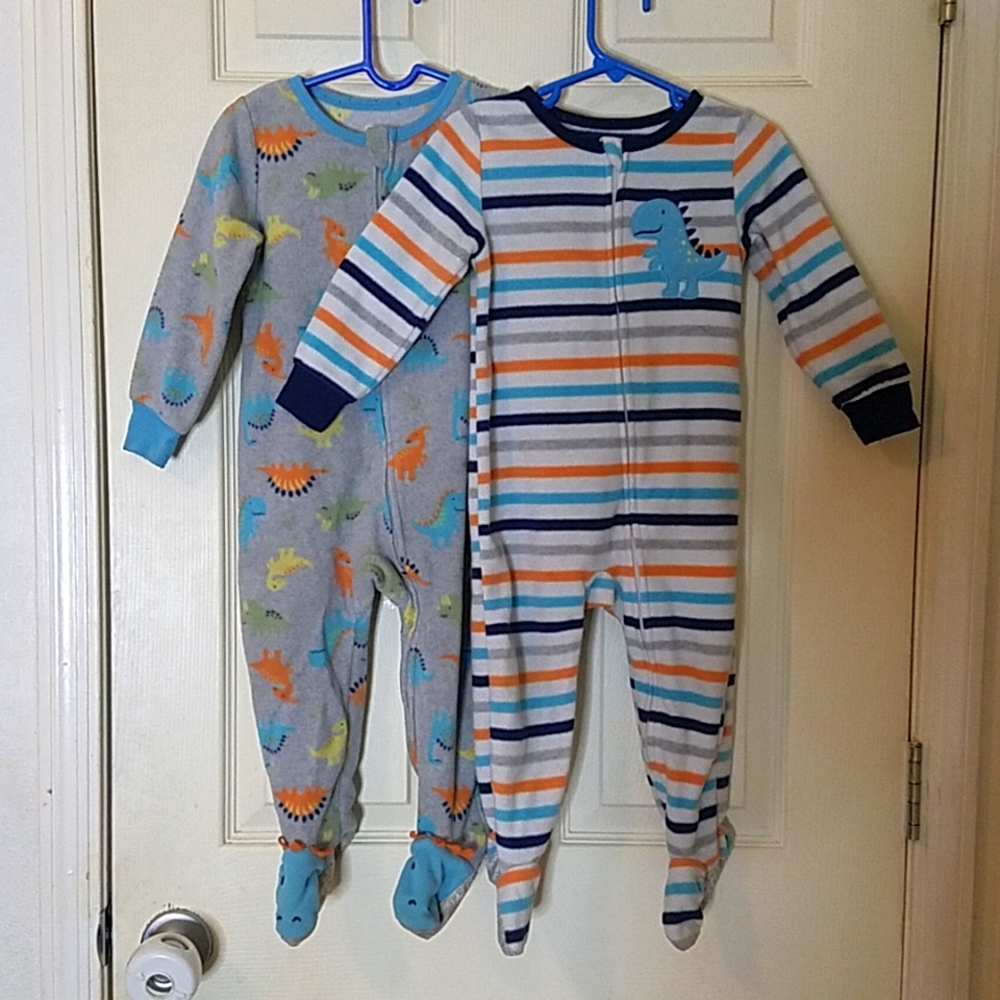 Dinosaur Pajama Onesies